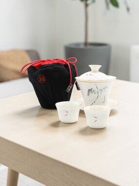 Chinese Ceramic Travel Tea Set